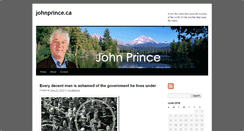 Desktop Screenshot of johnprince.ca