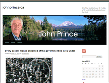 Tablet Screenshot of johnprince.ca